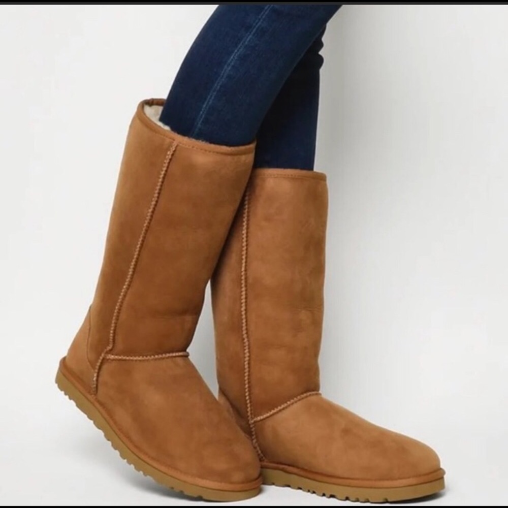 Ugg Classic Tall Chestnut Boot, size 7